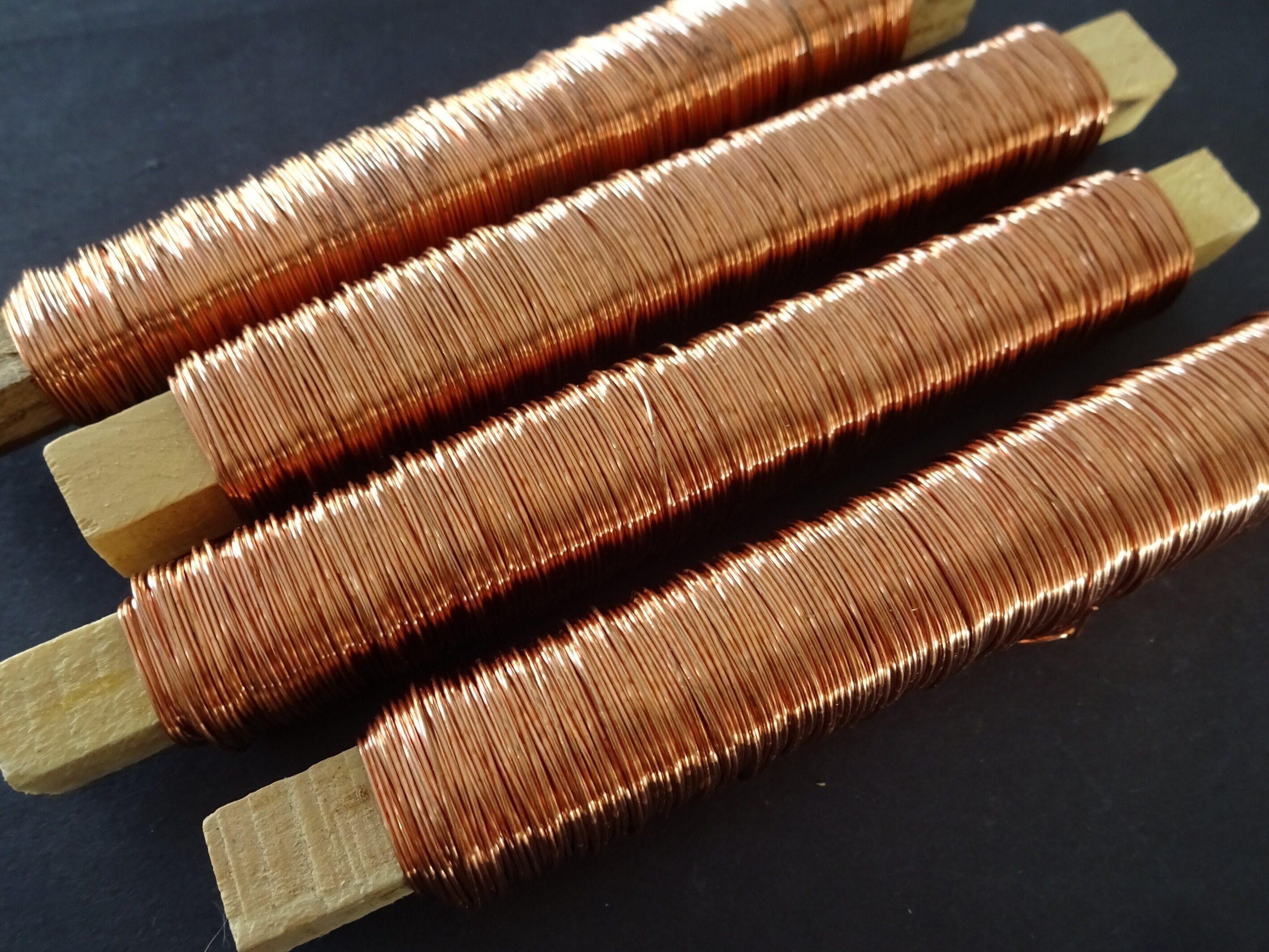 50 Meters Of .5mm Copper Colored Iron Jewelry Wire, .5mm Diameter, 160 ft Beading  Wire, Copper Colored Metal Wire, Jewelry Making, Wire Lot