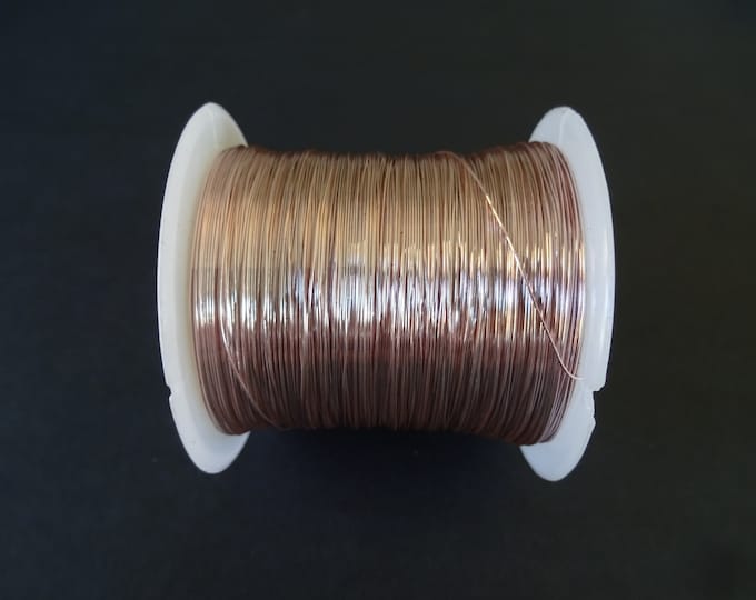 72 Meters of 0.3mm Copper Wire, Pink Color, 28 Guage Wire, Spools For Beading and Jewelry Making, Bead Wire, Wire Wrapping