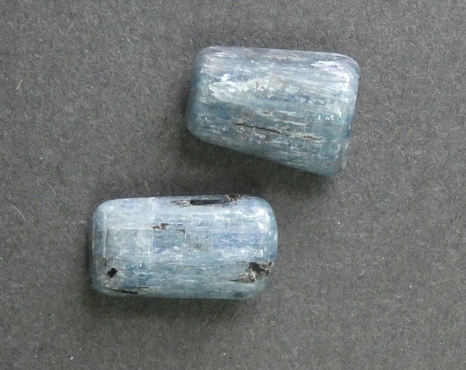 27-31x17-20mm Natural Kyanite 2 Pack, One of a Kind 2 Pack Kyanite, As Pictured Kyanite Stones, Large Kyanite, Set of Two, Unique Kyanite