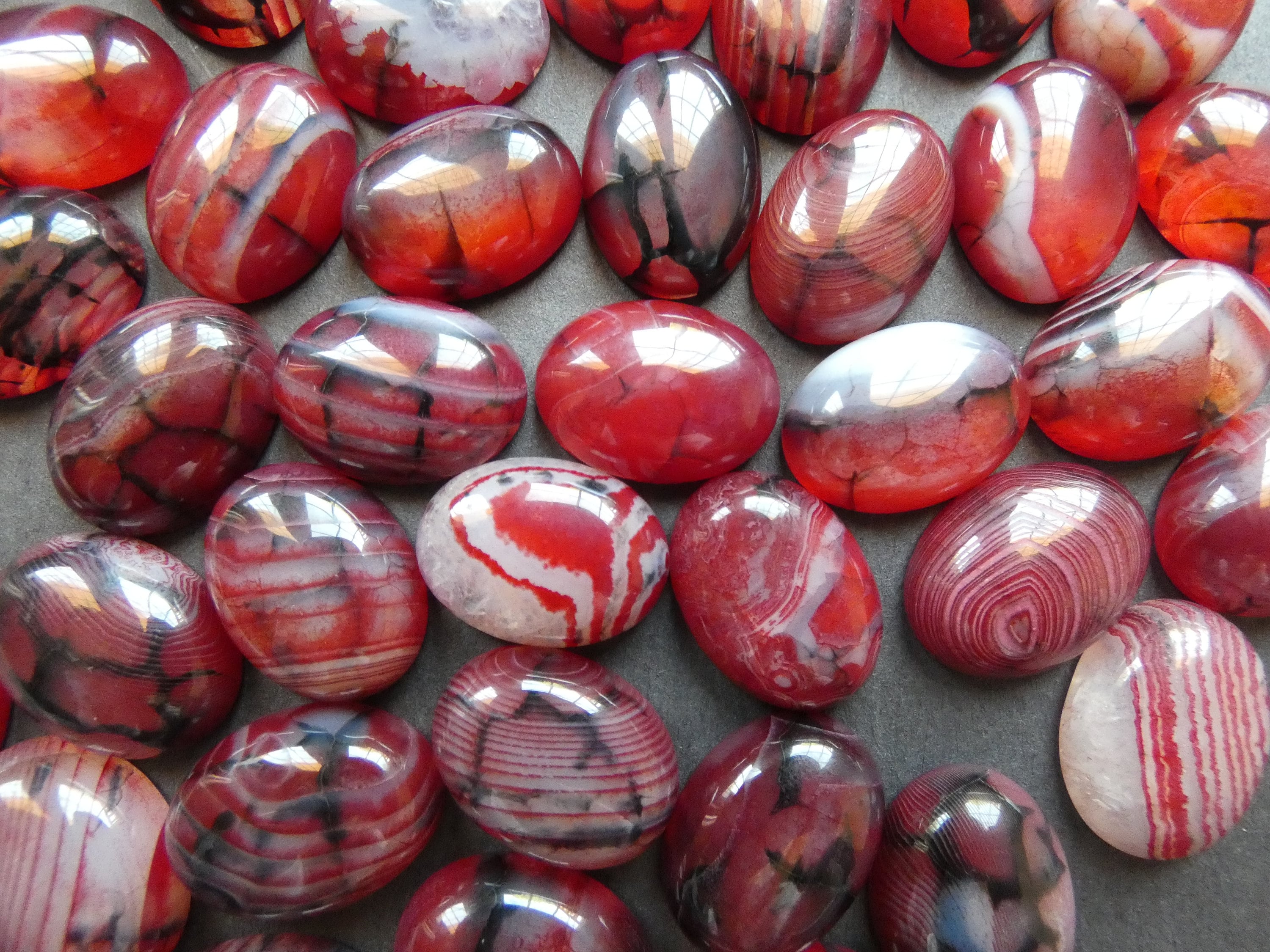 10Pcs Pretty Fire Dragon Veins Agate Round Cab Cabochon 16x6mm LLW21 10Pcs Pretty Fire Dragon Veins Agate Round Cab Cabochon 16x6mm LLW21