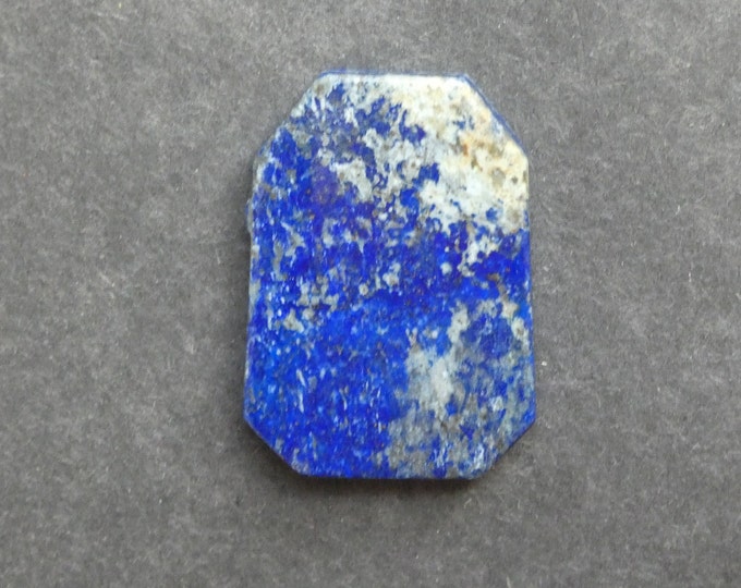 50x37x7mm Natural Lapis Lazuli Cabochon, One of a Kind, Blue Stone, Large Gemstone Cabochon, Only One Available, Unique Lapis Lazuli Nugget