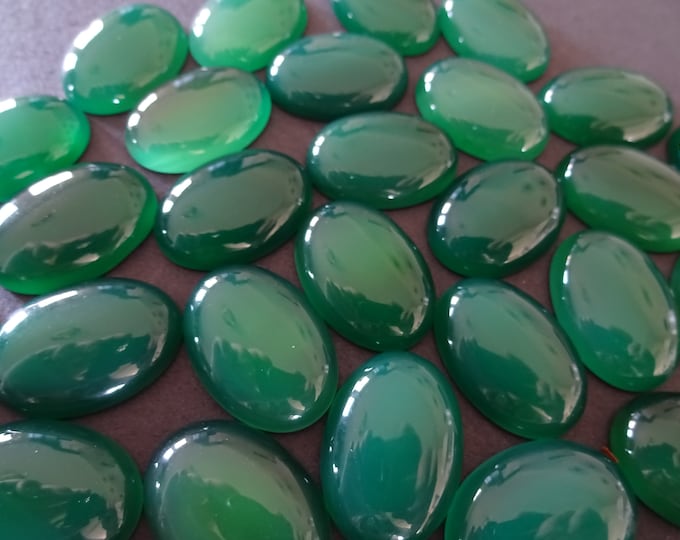 25x18mm Natural Green Agate Cabochon, Oval, Polished Agate Stone, Green Cabochon, Natural Stone, Agate, Stripe, Green Agate, Beautifully Cut