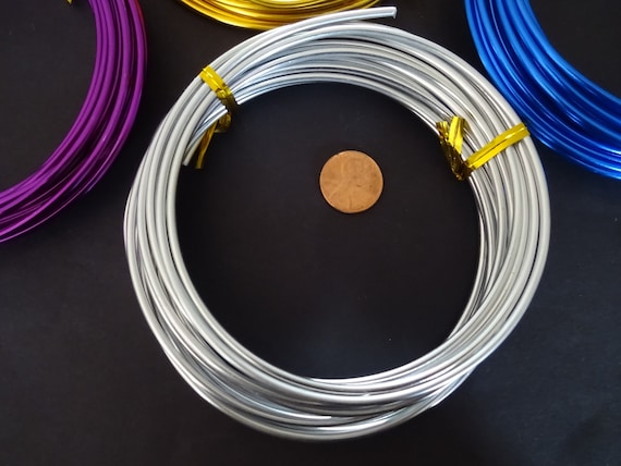 50 Meters of 3mm Mixed Color Aluminum Wire, 9 Gauge, 10 Rolls, 5 Meters per  Roll, Craft and Beading Wire, Jewelry Making & Wire Wrapping 