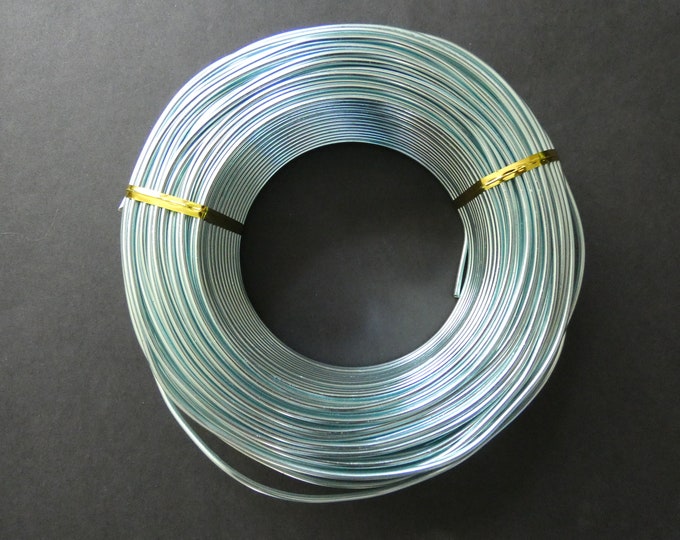 55 Meters Of 2mm Turquoise Aluminum Jewelry Wire, 2mm Diameter, 500 Grams Of Beading Wire, Blue Metal Wire, Jewelry Making & Wire Wrapping