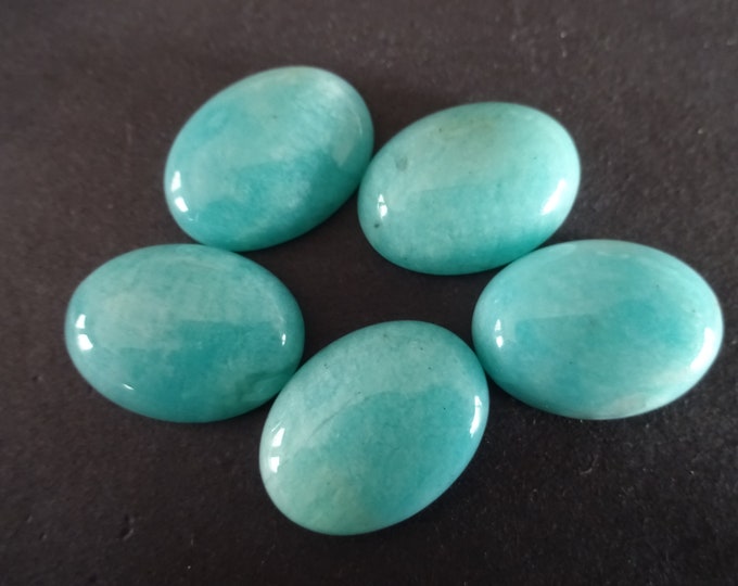 20x15mm Natural Amazonite Gemstone Cabochon, Oval Cabochon, Polished, Amazon Stone Cabochon, Natural Gemstone, Amazonite Gemstone Cabochon