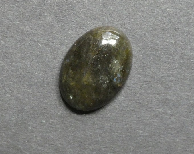 25x18x6mm Natural Labradorite Cabochon, Oval, One of a Kind, Gemstone Cabochon, As Seen in Image, Only One Available, Iridescent Labradorite