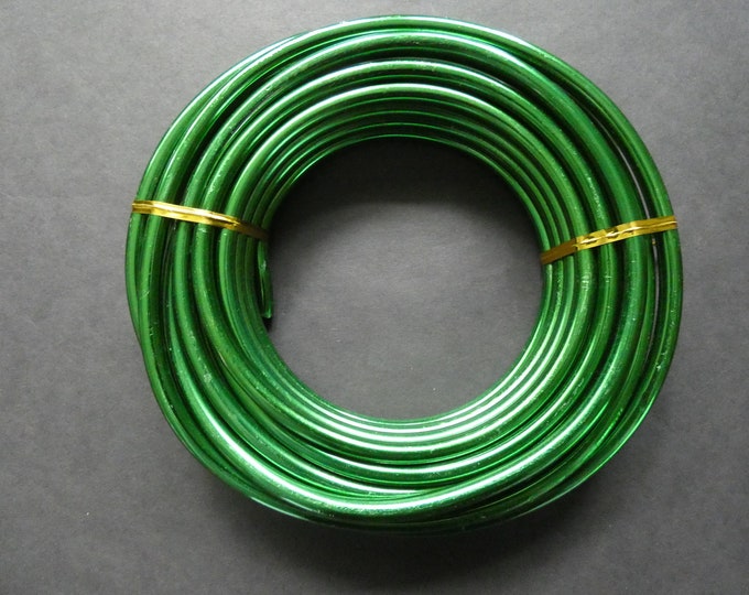 7 Meters Of 6mm Aluminum Green Jewelry Wire, 6mm Diameter, 500 Grams Of Beading Wire, Green Wire For Jewelry Making & Wire Wrapping