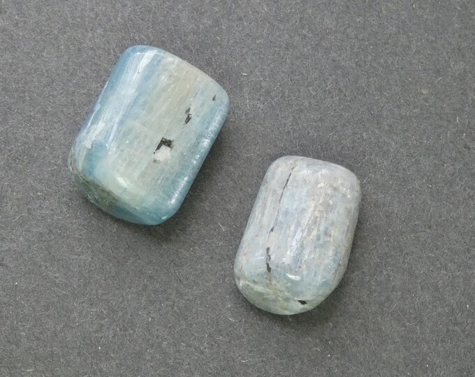 25-26x16-19mm Natural Kyanite 2 Pack, One of a Kind 2 Pack Kyanite, As Pictured Kyanite Stones, Large Kyanite, Set of Two, Unique Kyanite