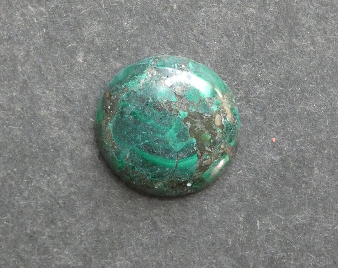 30mm Regalite/Imperial Jasper/Sea Sediment Jasper Cabochon, Gemstone Cabochon, Green Stone, Dyed, One of a Kind, Only One Available