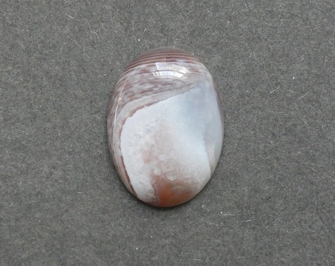 30x22x8mm Natural Botswana Agate Cabochon, Large Oval, One of a Kind, As Seen in Image, Only One Available, Unique Botswana Agate Cabochon