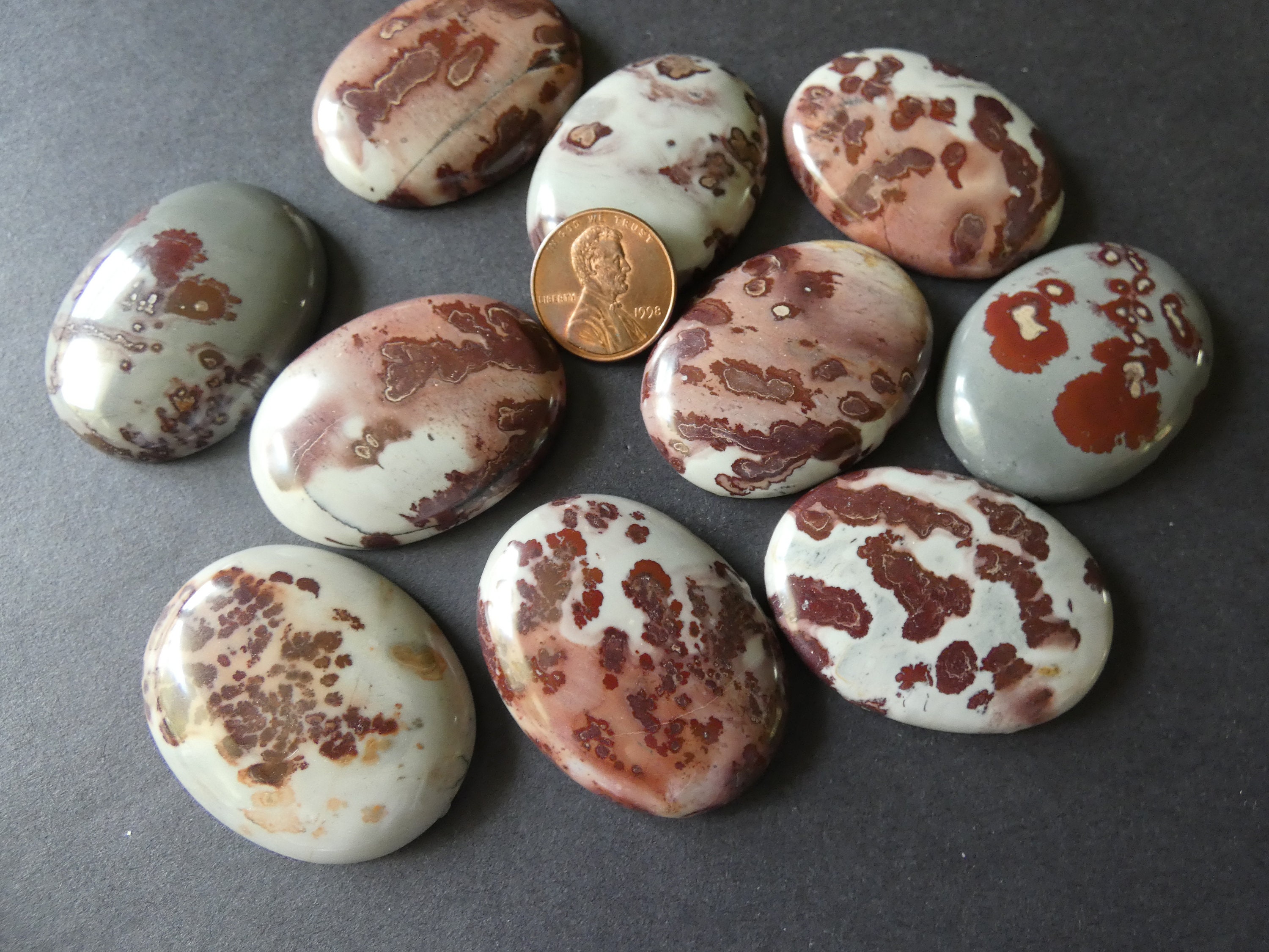 40x30mm Natural Dendritic Jasper Gemstone Cabochon Oval | Etsy