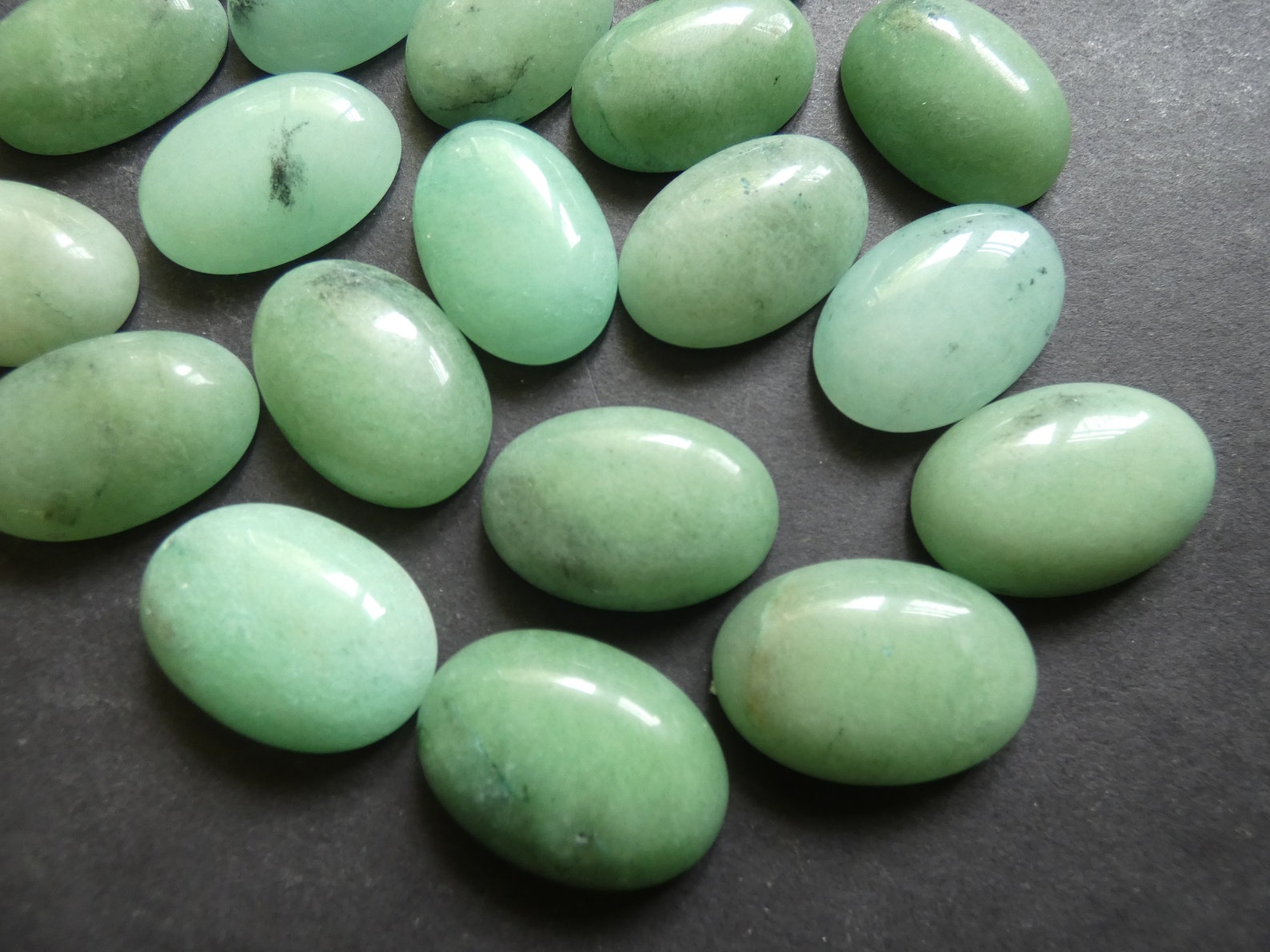 25x18mm Piedra preciosa de jade blanco natural Cabujón | Etsy