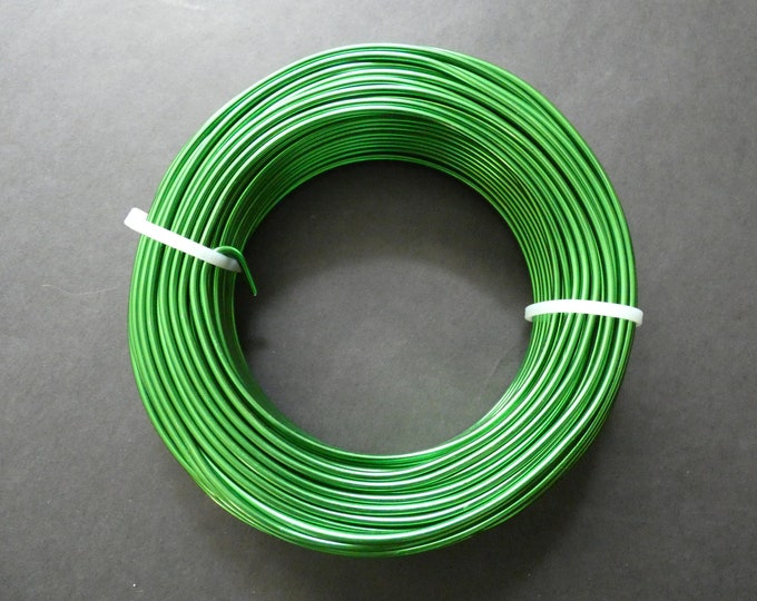 35 Meters Of 2.5mm Green Aluminum Jewelry Wire, 2.5mm Diameter, 500 Grams Of Beading Wire, Green Metal Wire, Jewelry Making & Wire Wrapping