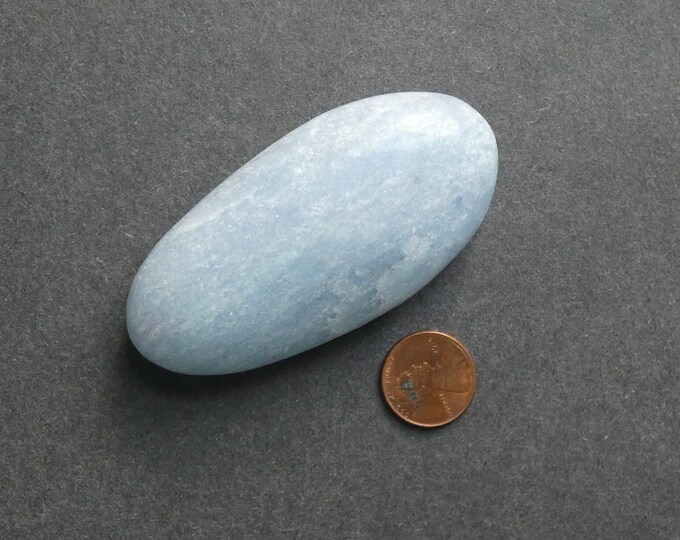 78x38mm Natural Kyanite Nugget, Blue, Large, One of a Kind Kyanite Stone, As Seen In Image, Only One Available, Natural Kyanite Freeform