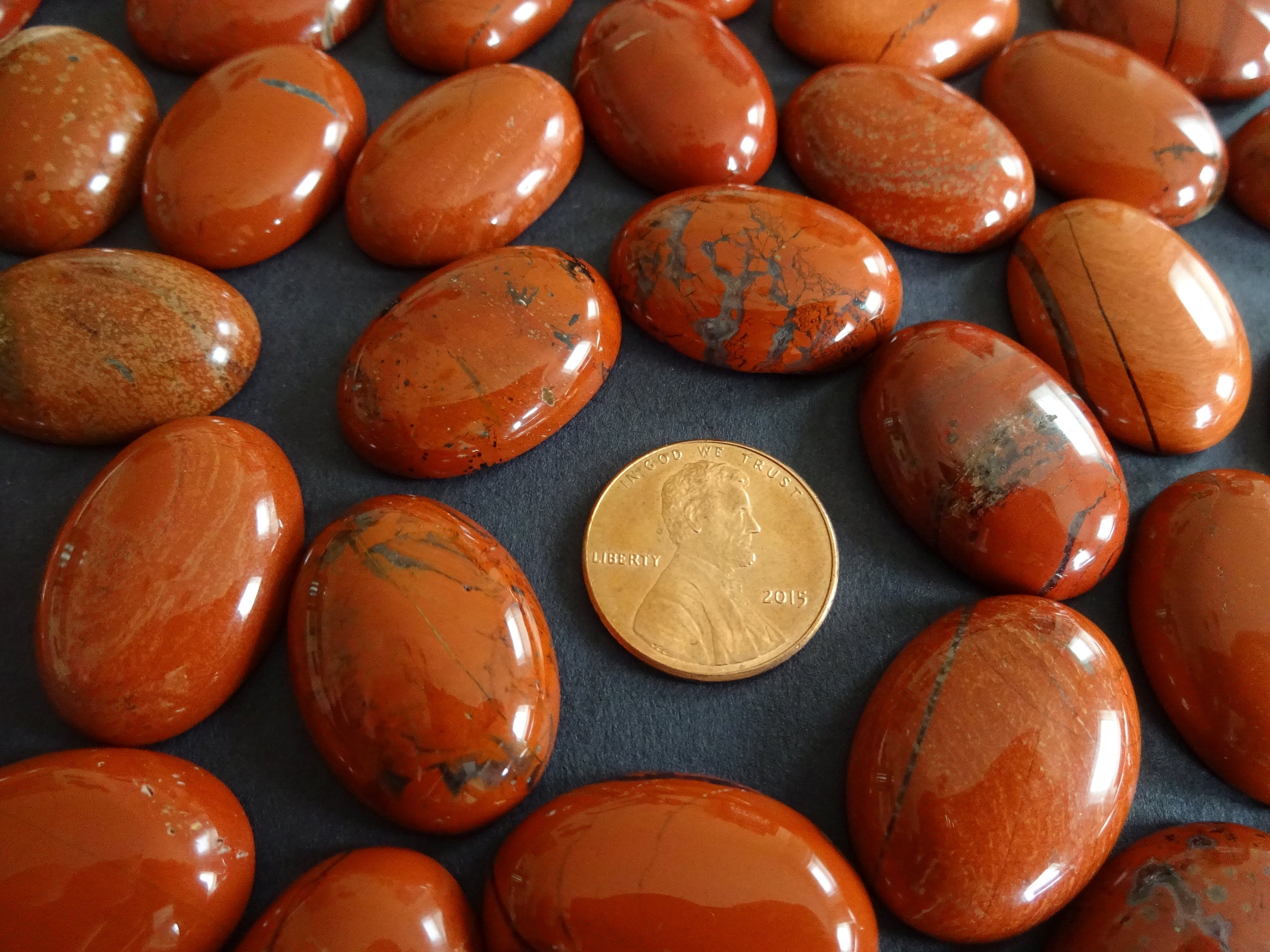 25x18mm Natural Red Jasper Gemstone Cabochon Oval Cabochon Etsy