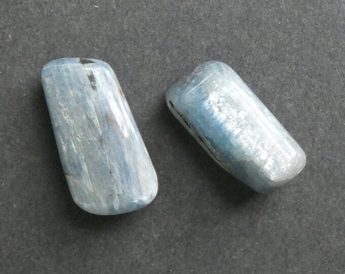 32-36x16-20mm Natural Kyanite 2 Pack, One of a Kind 2 Pack Kyanite, As Pictured Kyanite Stones, Large Kyanite, Set of Two, Unique Kyanite