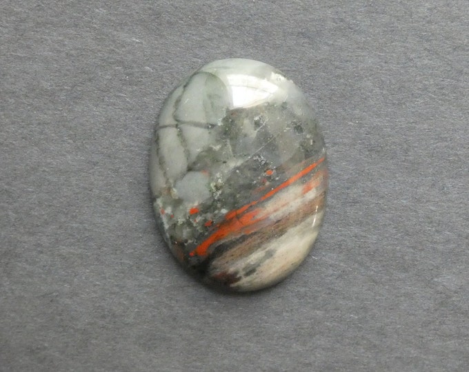 40x30x8mm Natural Bloodstone Cabochon, Large Oval, One of a Kind, As Seen in Image, Only One Available, Gemstone Cabochon, Unique Cab