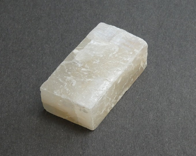 60x34x19mm Natural Calcite Slice, Large One of a Kind Calcite Slice, As Pictured Natural Calcite, Unique Calcite, Moroccan Calcite Slab