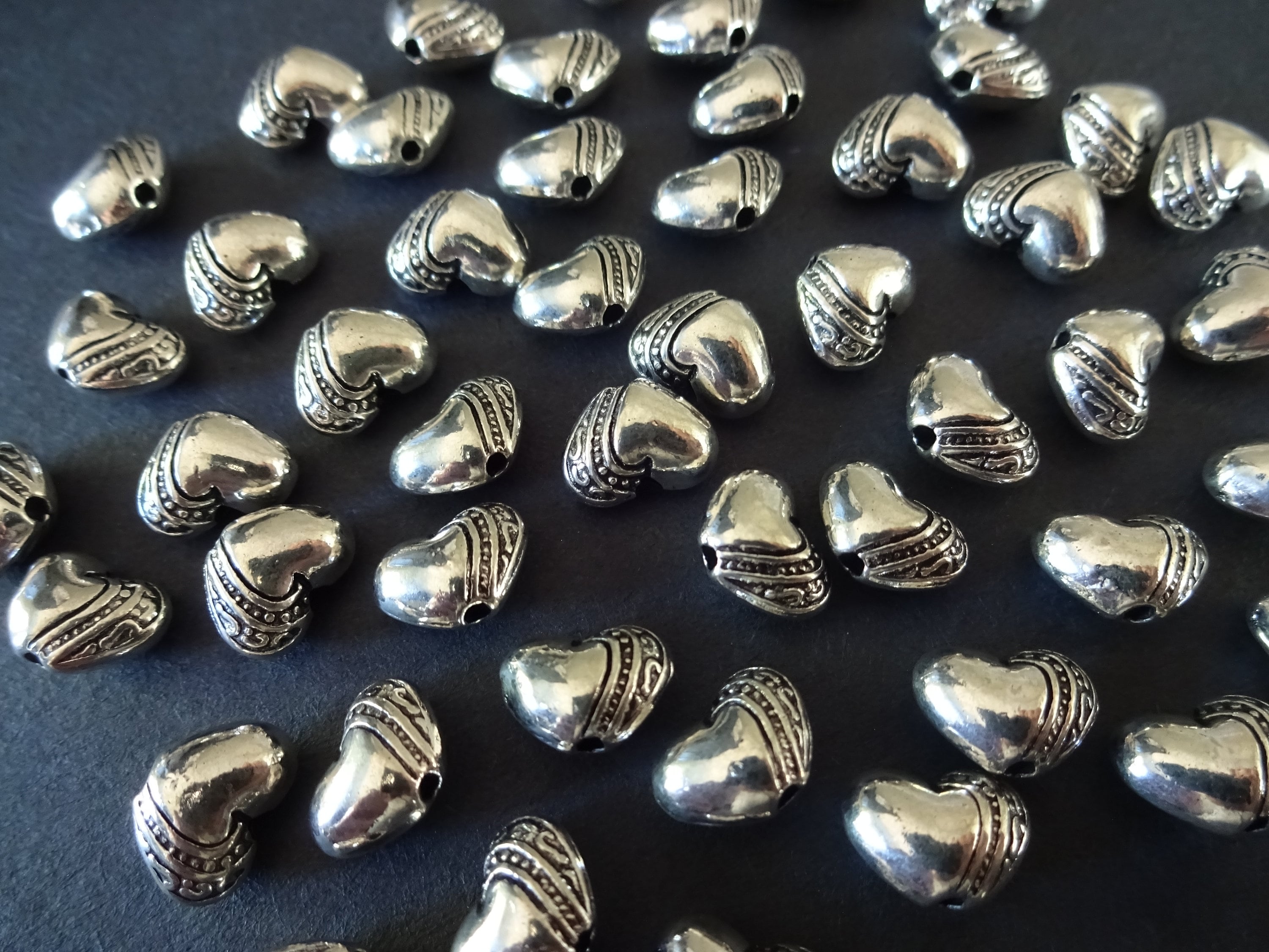 10x Metal Spacer Beads for Bracelet UFO Shaped 6mm Beading