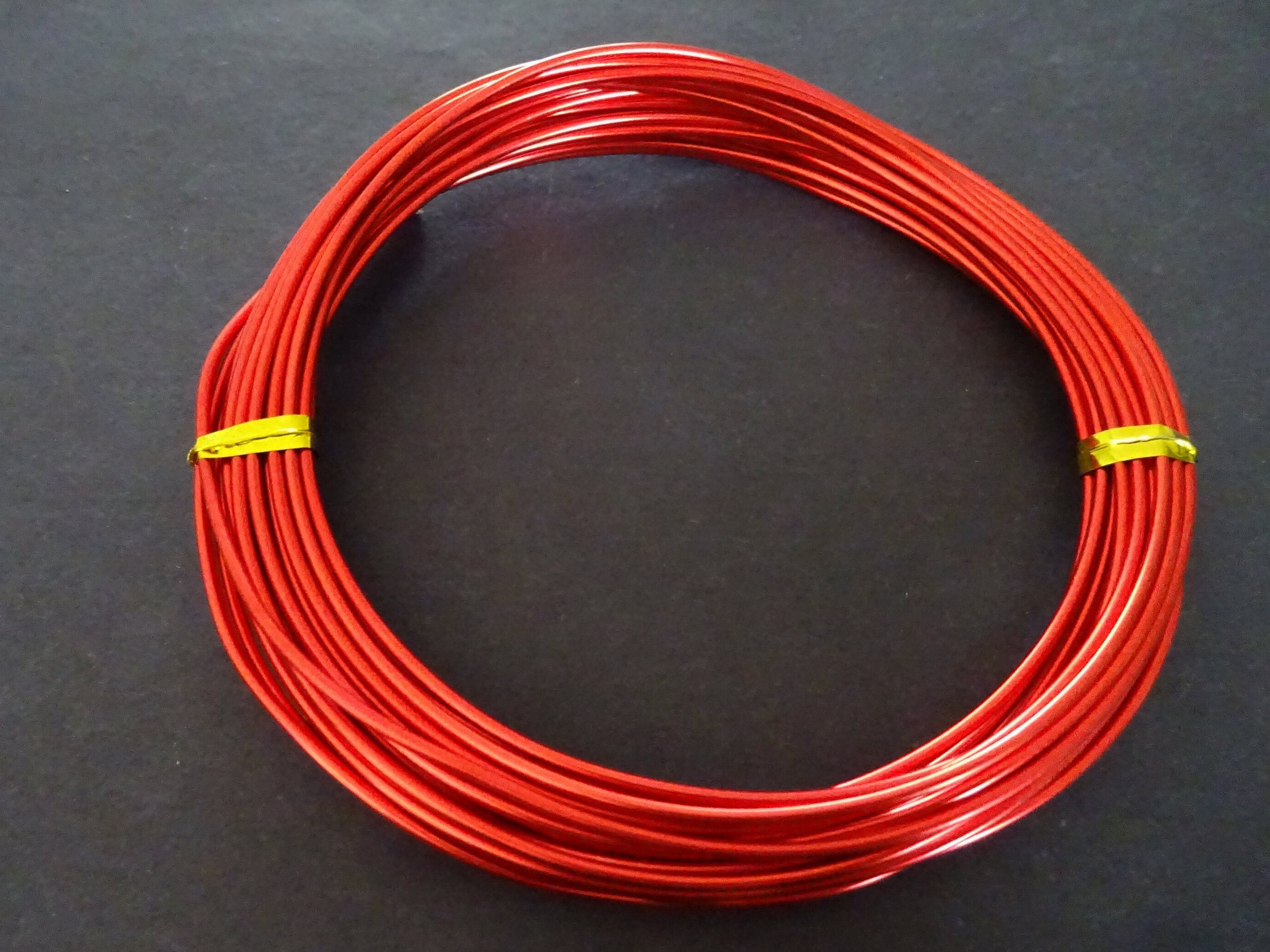 6 Meters Of 1.5mm Red Aluminum Bendable Wire, 16 Gauge Wire, Craft and  Beading Wire, Red Color Wire For Jewelry Making & Wire Wrapping