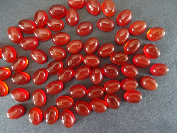 8x6mm Natural Red Agate Gemstone Cabochon Oval Cabochon Polished Gem Stone Cabochon Natural Gemstone Agate Stone Authentic Agate Etsy Canada