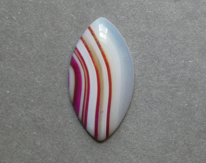 37x19mm Natural Brazilian Agate Cabochon, Yellow & Pink, One of a Kind, Only One Available, Horse Eye, Gemstone Cabochon,Brazilian Agate Cab