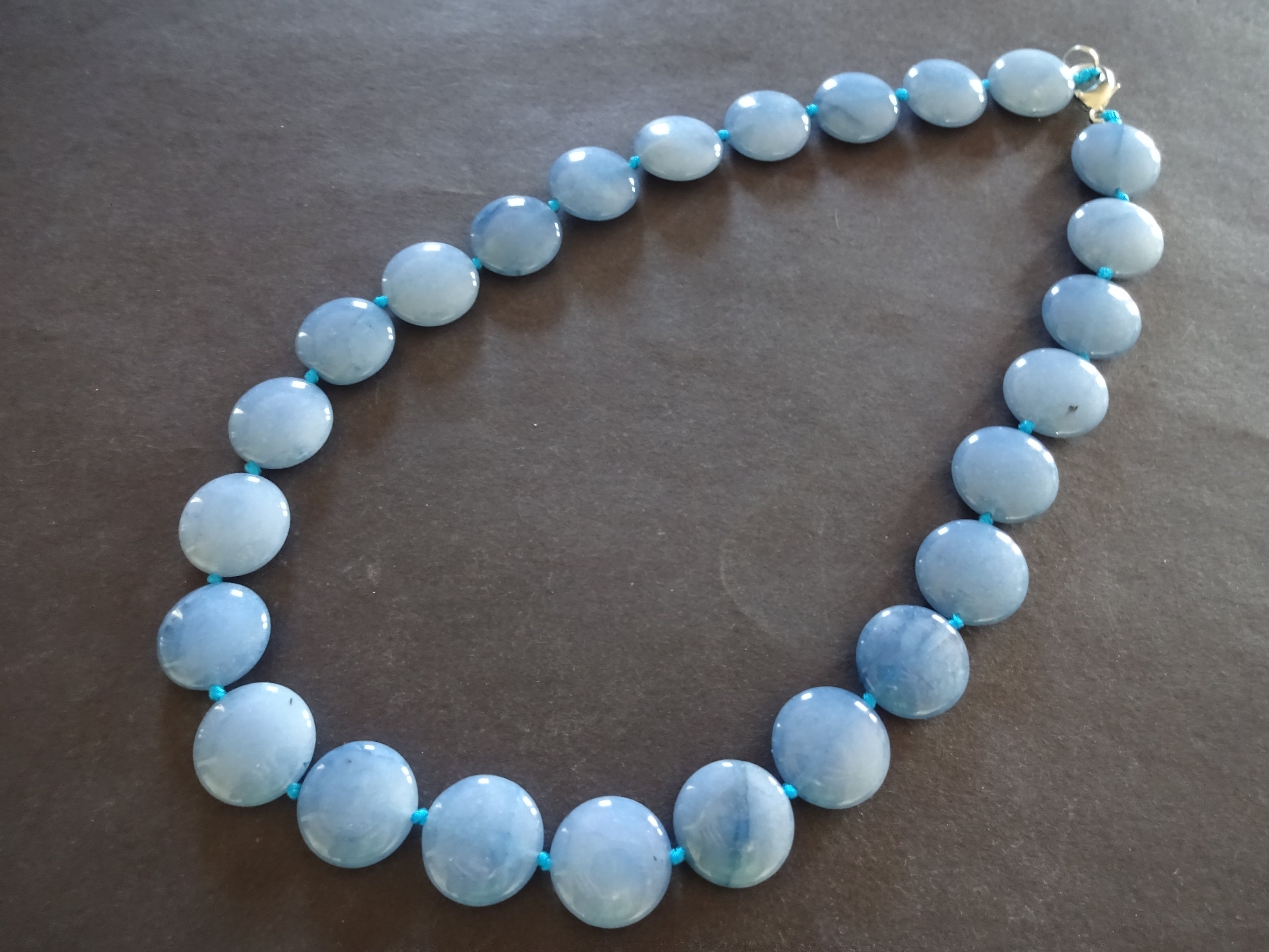 6-14mm Natural Blue Aquamarine Round Gemstone Loose Beads necklace 18"AAA+ 6-14mm Natural Blue Aquamarine Round Gemstone Loose Beads necklace 18"AAA+