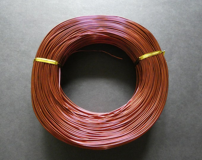 200 Meters Of 1mm Sienna Aluminum Jewelry Wire, 1mm Diameter, 500 Grams Of Beading Wire, Brown Metal Wire, Jewelry Making & Wire Wrapping