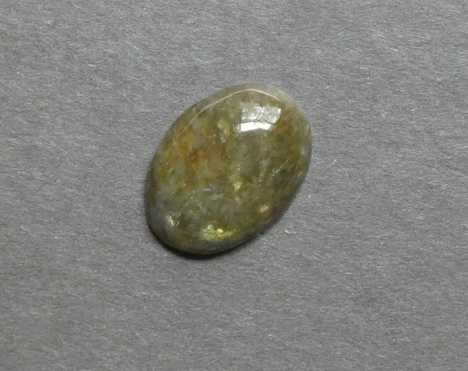 25x18x6mm Natural Labradorite Cabochon, Oval, One of a Kind, Gemstone Cabochon, As Seen in Image, Only One Available, Iridescent Labradorite