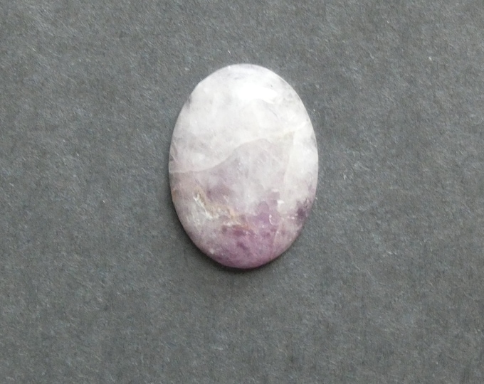 30x22mm Natural Fluorite Cabochon, Large Oval, Gemstone Cabochon, Purple, One of a Kind, Only One Available, Unique Fluorite Cabochon