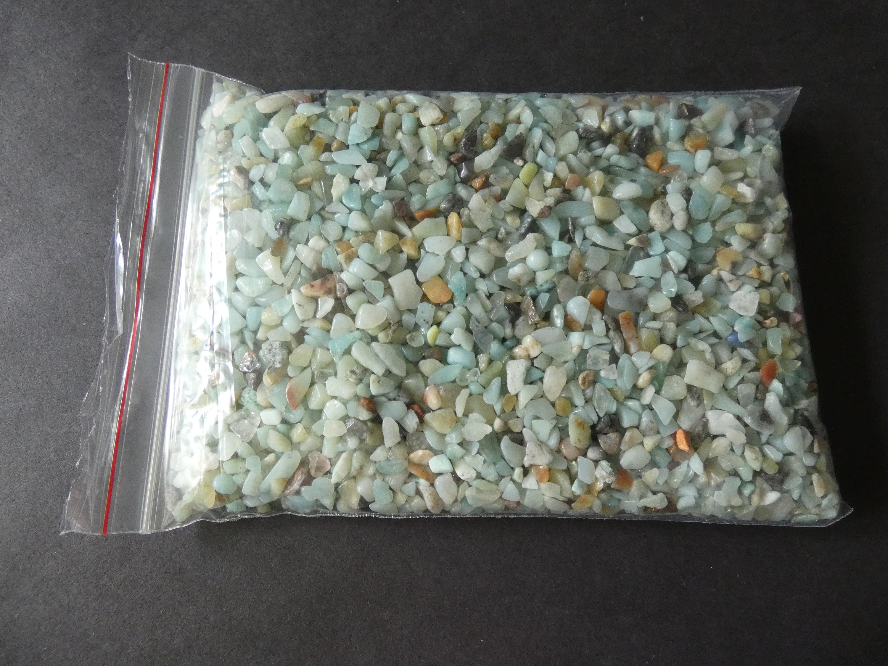 250 Grams Natural Amazonite Chips, Undrilled, 28x24mm