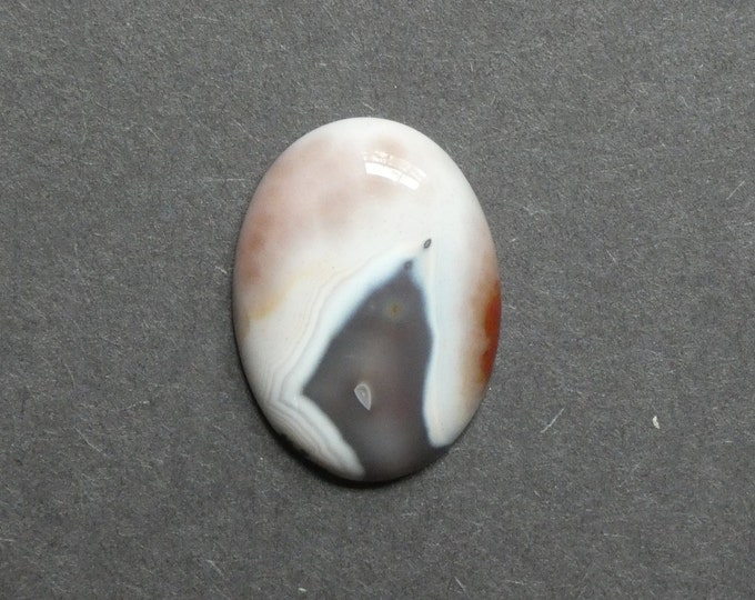 30x22x8mm Natural Botswana Agate Cabochon, Large Oval, One of a Kind, As Seen in Image, Only One Available, Unique Botswana Agate Cabochon