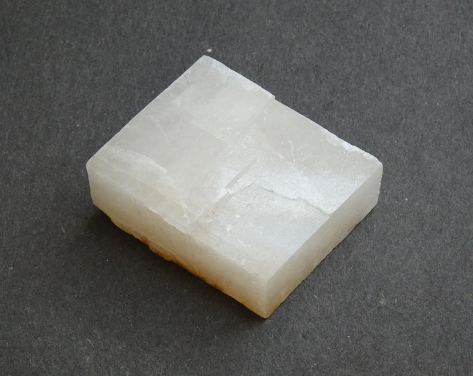 48x38x14mm Natural Calcite Slice, Large One of a Kind Calcite Slice, As Pictured Natural Calcite, Unique Calcite, Moroccan Calcite Slab