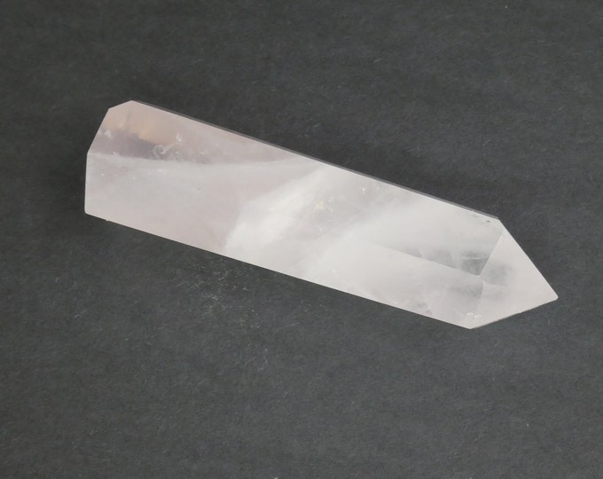 92x27mm Natural Rose Quartz Prism, Pink, Hexagon Prism, One Of A Kind, As Seen In Image, Only One Available, Home Decoration, Rose Quartz