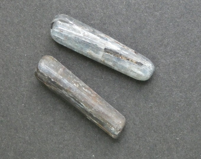 47-50x12-13mm Natural Kyanite 2 Pack, One of a Kind 2 Pack Kyanite, As Pictured Kyanite Stones, Large Kyanite, Set of Two, Unique Kyanite