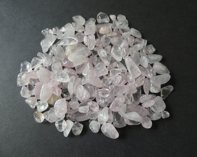 200 Grams Natural Rose Quartz Nuggets, Undrilled Chip Beads, 8-22x6-10mm, No Holes, Stone Nuggets, Lot Of Gemstone Pieces, Pink, Transparent