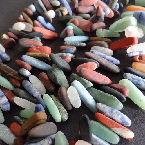 Granite Pieces Natural Atlantisite Stichtite Beads Freeform Chip