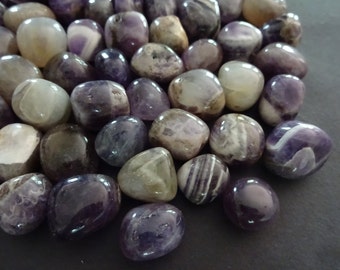 5 PACK 11-21mm Natural Half Drilled Amethyst Beads, Polished Nuggets, Purple Gemstones, Earring Stones, Mixed Amethyst Stones, HALF DRILLED