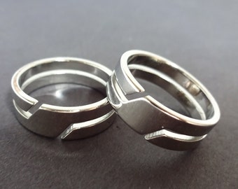 College Jewelry Central Arkansas Bears Single Logo Rings Stainless Steel 8MM Wide Ring Band Size 10 College Jewelry Central Arkansas Bears Single Logo Rings Stainless Steel 8MM Wide Ring Band Size 10