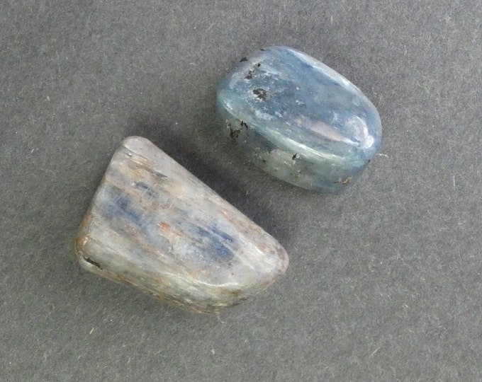 27-34x16-23mm Natural Kyanite 2 Pack, One of a Kind 2 Pack Kyanite, As Pictured Kyanite Stones, Large Kyanite, Set of Two, Unique Kyanite