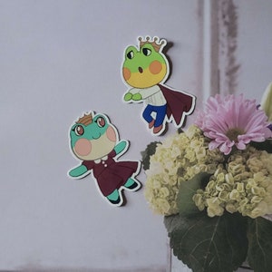 Froggy Couple Stickers | ACNH Henry and Lily Vinyl Stickers