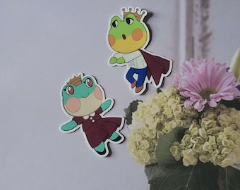Froggy Couple Stickers | ACNH Henry and Lily Vinyl Stickers