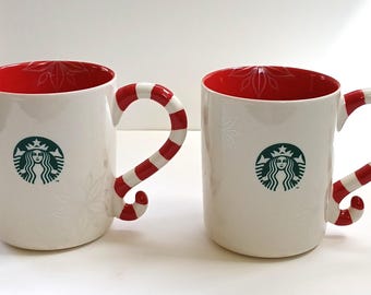 Starbucks 2018 Holiday Collection 12oz Candy Cane Mug - Etsy