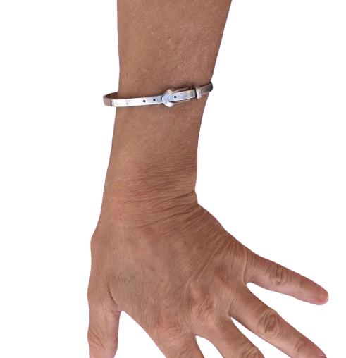 80s Mexico vintage silver 925 ブレスレット Vintage Mexico 1980s Sterling Silver Buckle Bracelet Unisex