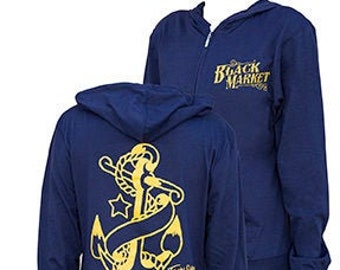 ANCHOR Ladies Zip Up Hoodie