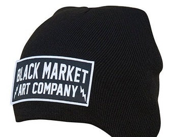 Black Market Art Company électrique patch Beanie