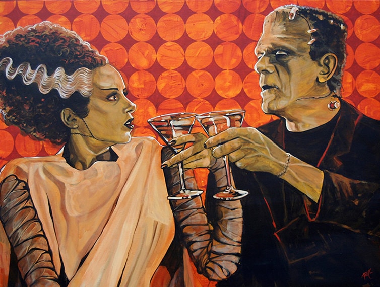 セリーヌ・ファラッチ X リトルミス プリント 版画 MADE for EACH OTHER Canvas Print - Etsy