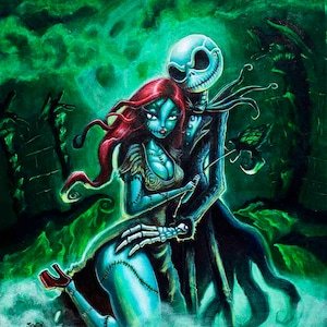 JACK & SALLY Canvas Print