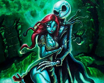 JACK & SALLY Canvas Print