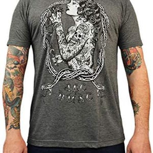 EVE Men&#39;s Graphic Tee | Men&#39;s Tattoo Tees | Mens TShirts | Tattoo Art Tee | Mens Graphic Tees | Great Tattoo Gift Tee |Tattoo Art Enthusiast